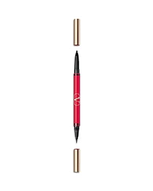 Valentino Twin 01 Black & Black Double Ended Gel Eyeliner Pencil 8g - Thumbnail 3