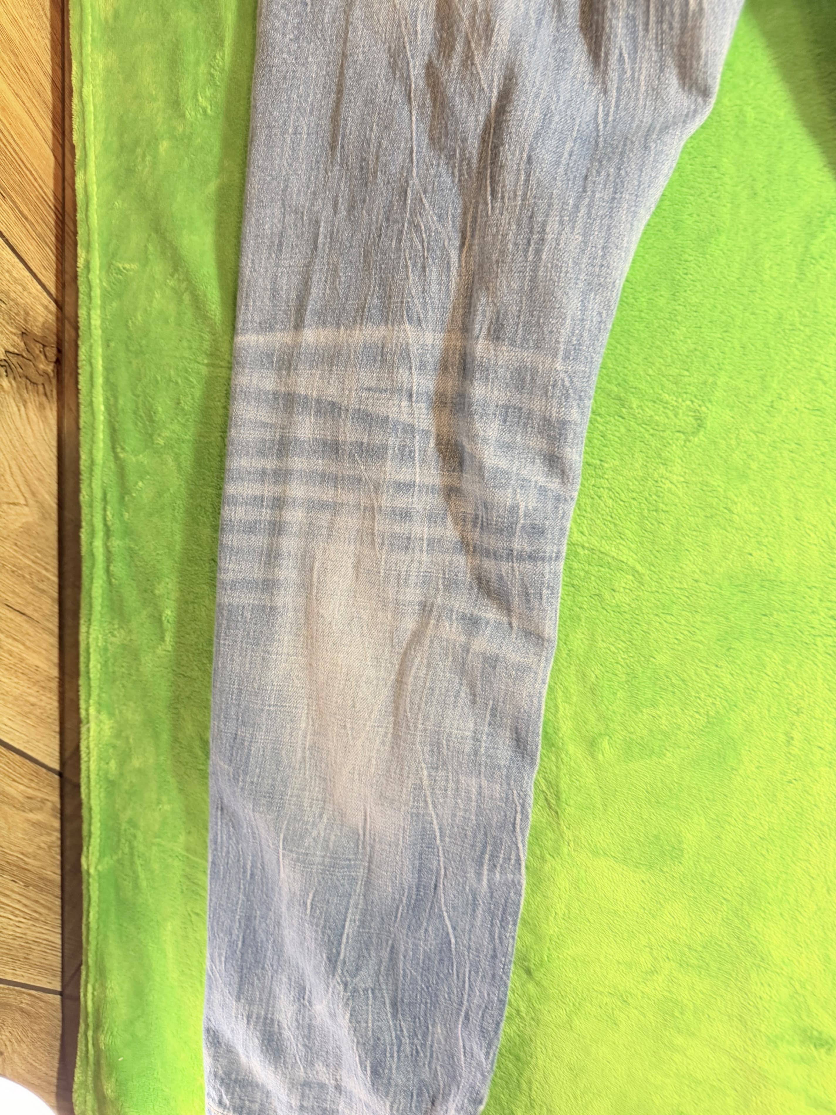 Buckle Black BBLA316 Light Wash Distressed Bootcut Men’s Jeans 34x32 - Thumbnail 10