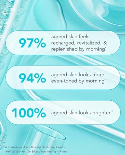 TULA Skincare Bedtime Bright Vita-Charge Overnight Brightening Treatment with Niacinamide & Vitamin C, - Thumbnail 5