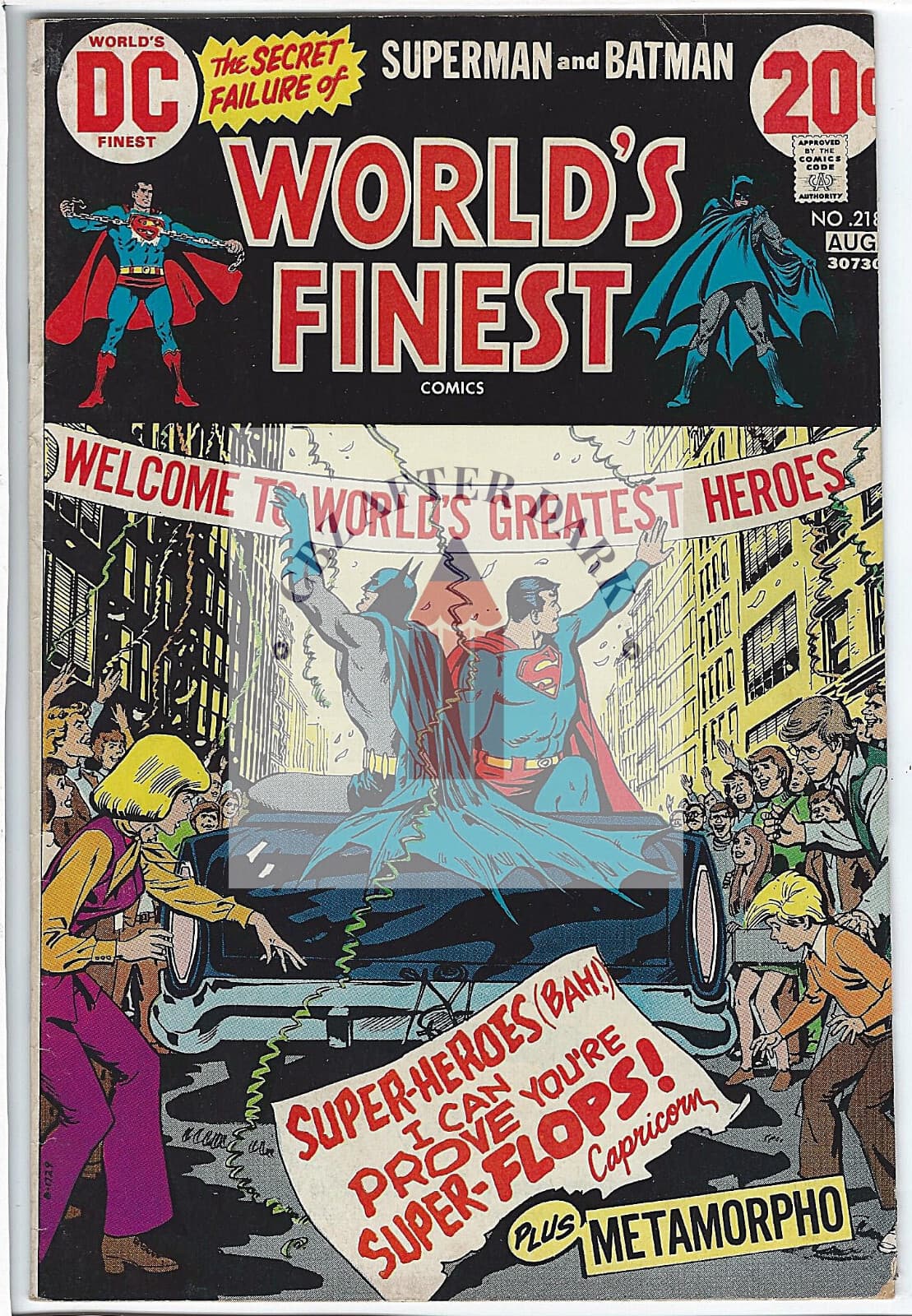 World's Finest Comics #218 - 6.0 Fine - DC Comics - Image 1