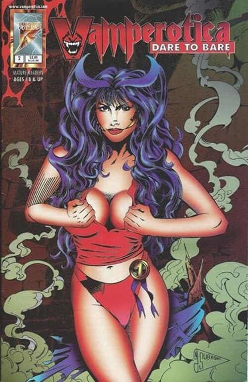 Vamperotica: Dare to Bare #2A - 9.6 Near Mint + Brainstorm 1998 - Image 1