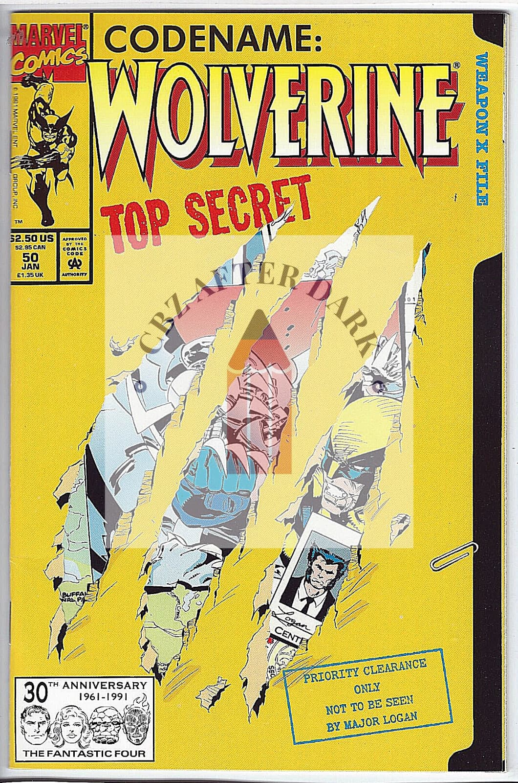Wolverine, Vol. 2 #50A - 9.6 Near Mint + Marvel Comics - 1992 - 1st app. Shiva - Image 1