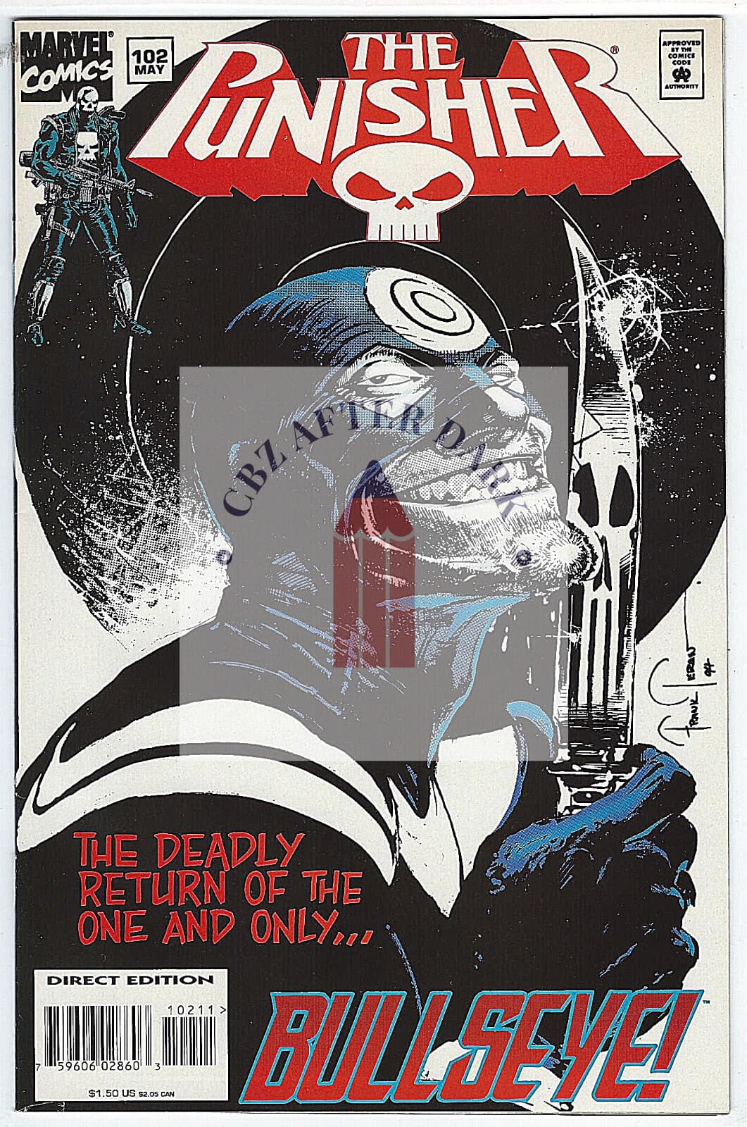 Punisher, Vol. 2 #102A - 9.2 Near Mint - 1995 - Iconic cover Frank Teran - Image 1