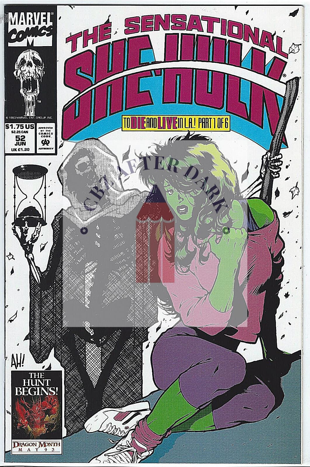 Sensational She-Hulk, Vol. 1 #52 - 9.6 NM + 1993 - Cover Art by Adam Hughes - Image 1