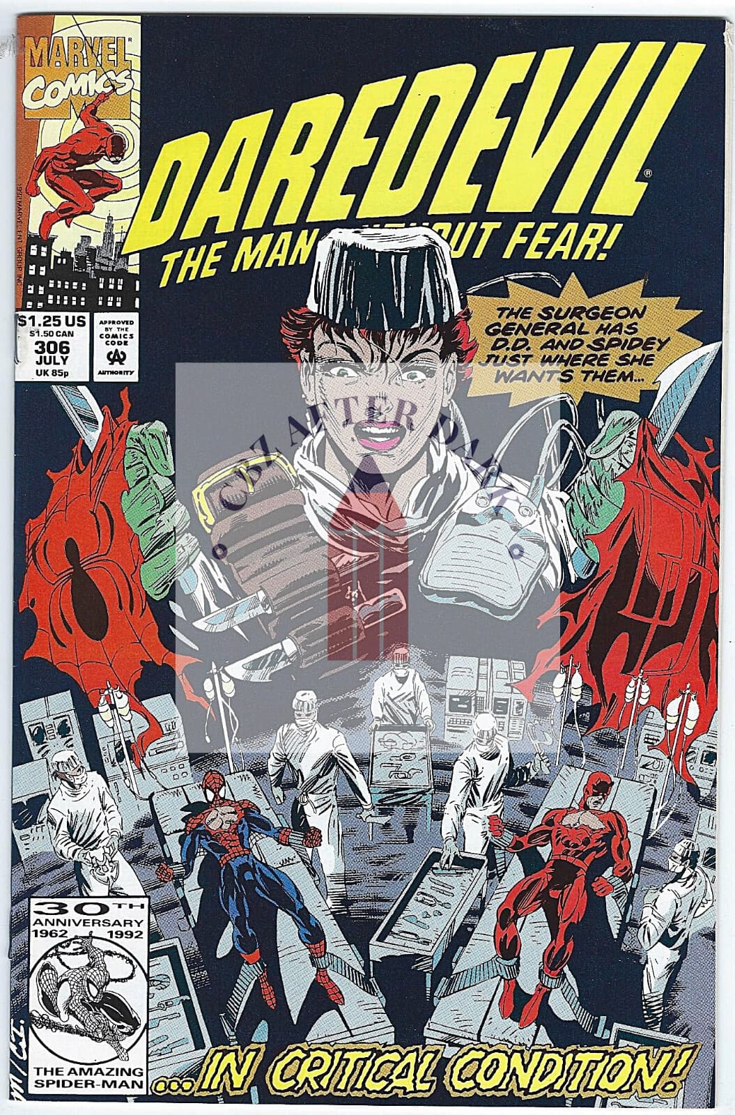 Daredevil, Vol. 1 #306A - 9.6 Near Mint + Marvel Comics - 1992 - Image 1