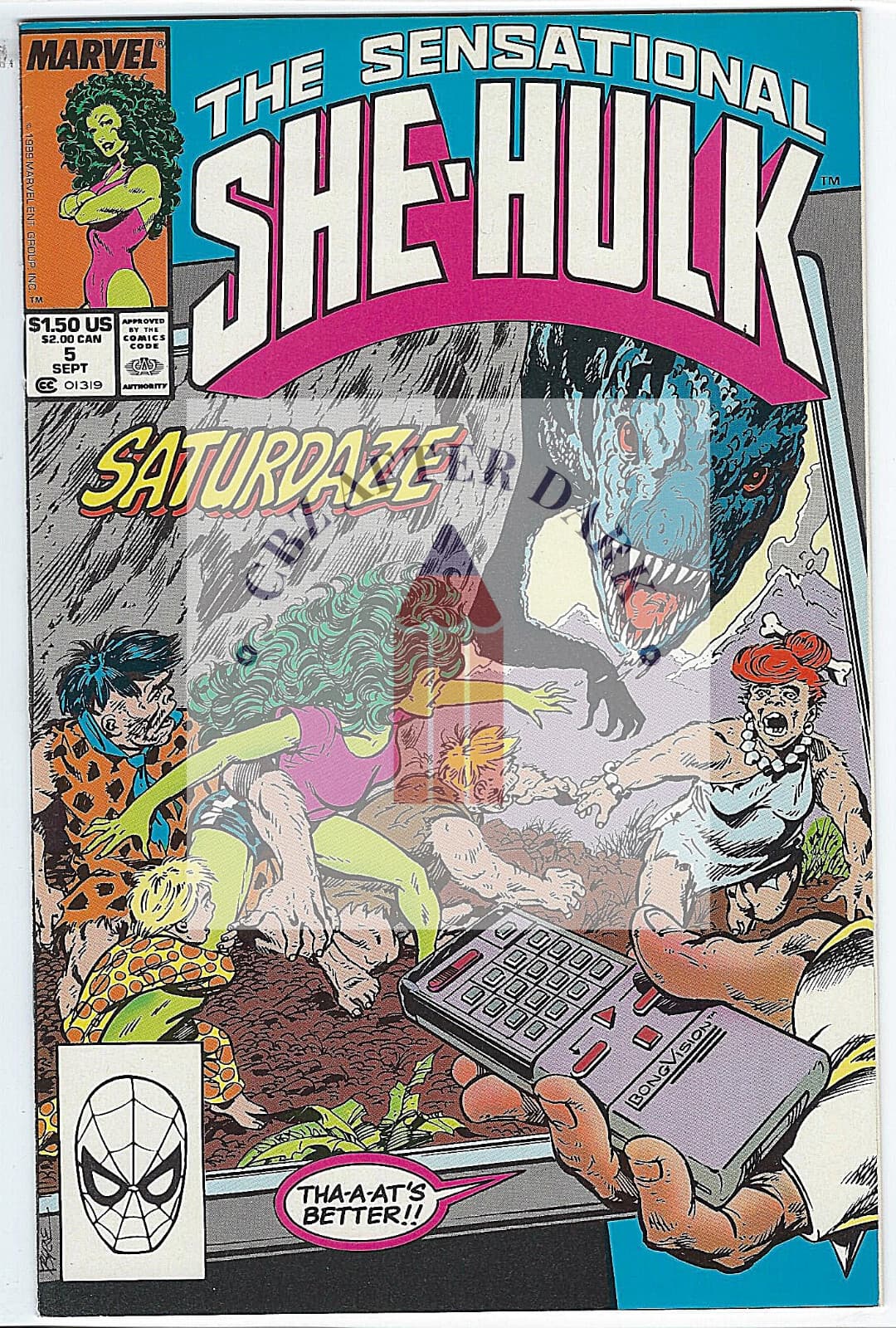 Sensational She-Hulk, Vol. 1 #5A - 9.6 Near Mint + Marvel Comics - 1989 - Image 1