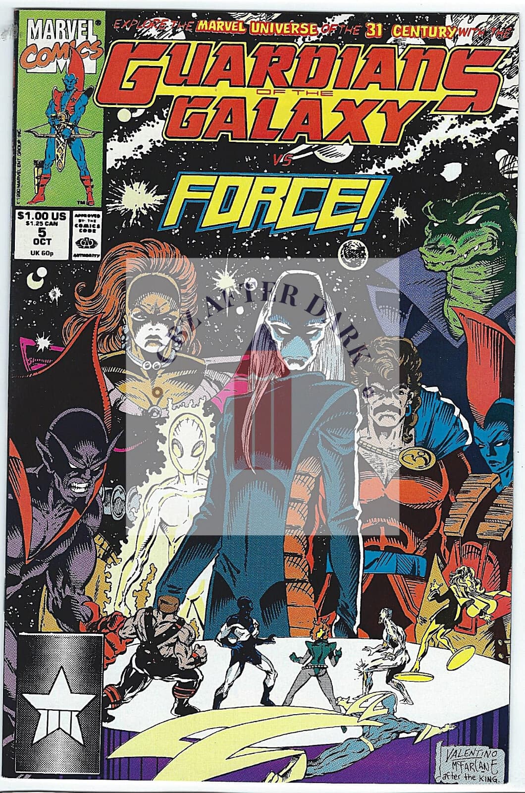 Guardians of the Galaxy, Vol. 1 #5A - 9.6 Near Mint + Marvel Comics - 1990 - Image 1