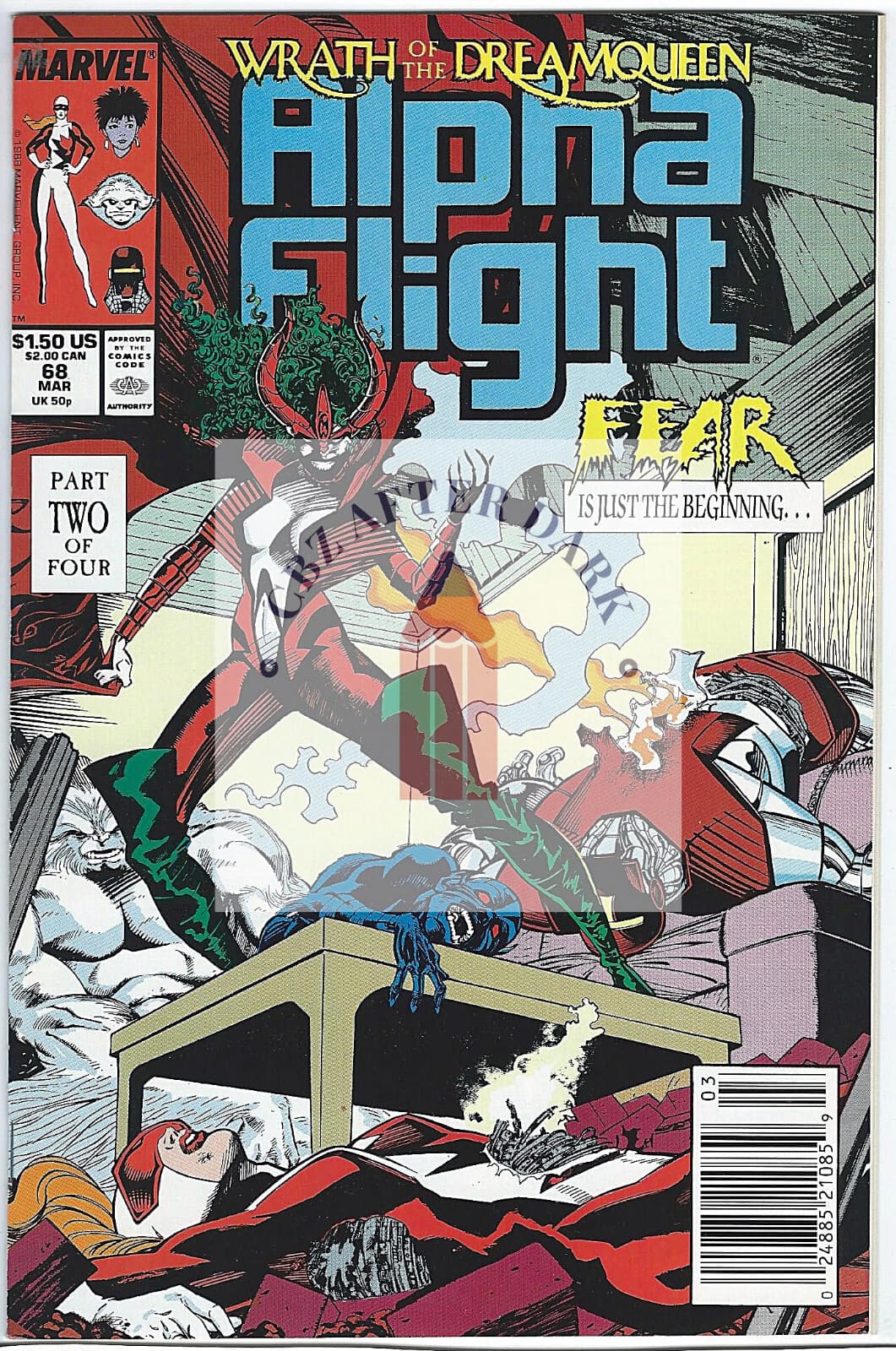 Alpha Flight, Vol. 1 #68A - 9.6 Near Mint + Marvel Comics - 1989 - Image 1