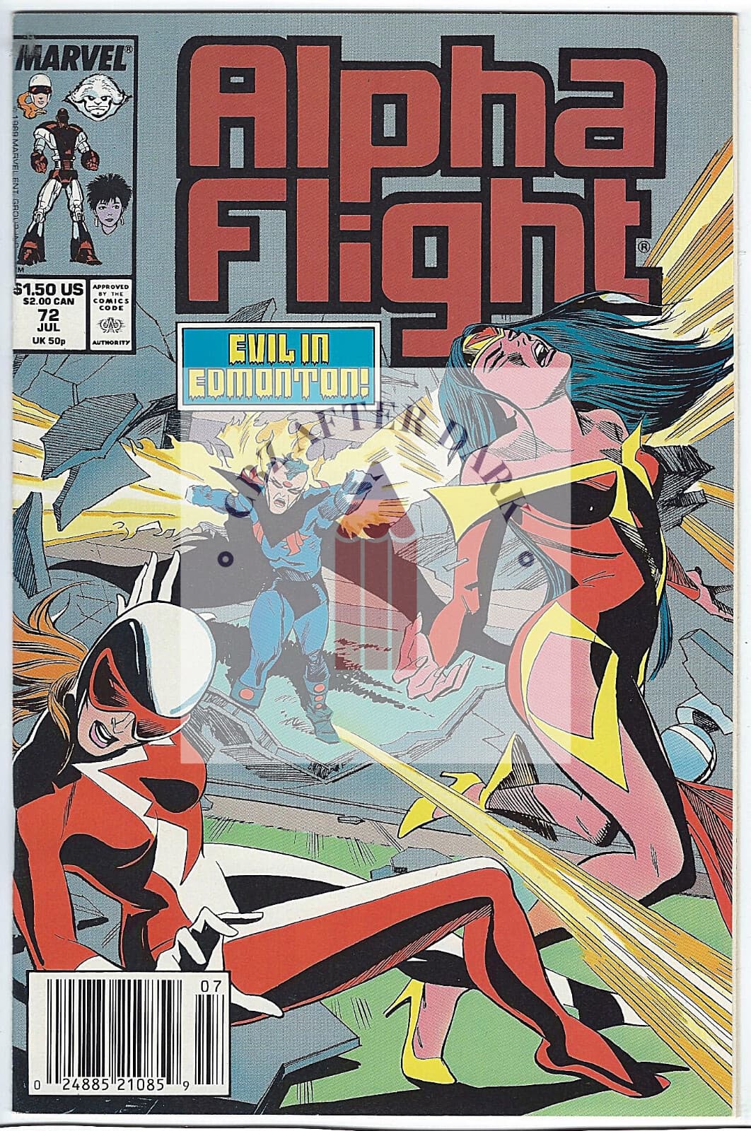 Alpha Flight, Vol. 1 #72A - 9.6 Near Mint + Marvel Comics - 1989 - Image 1