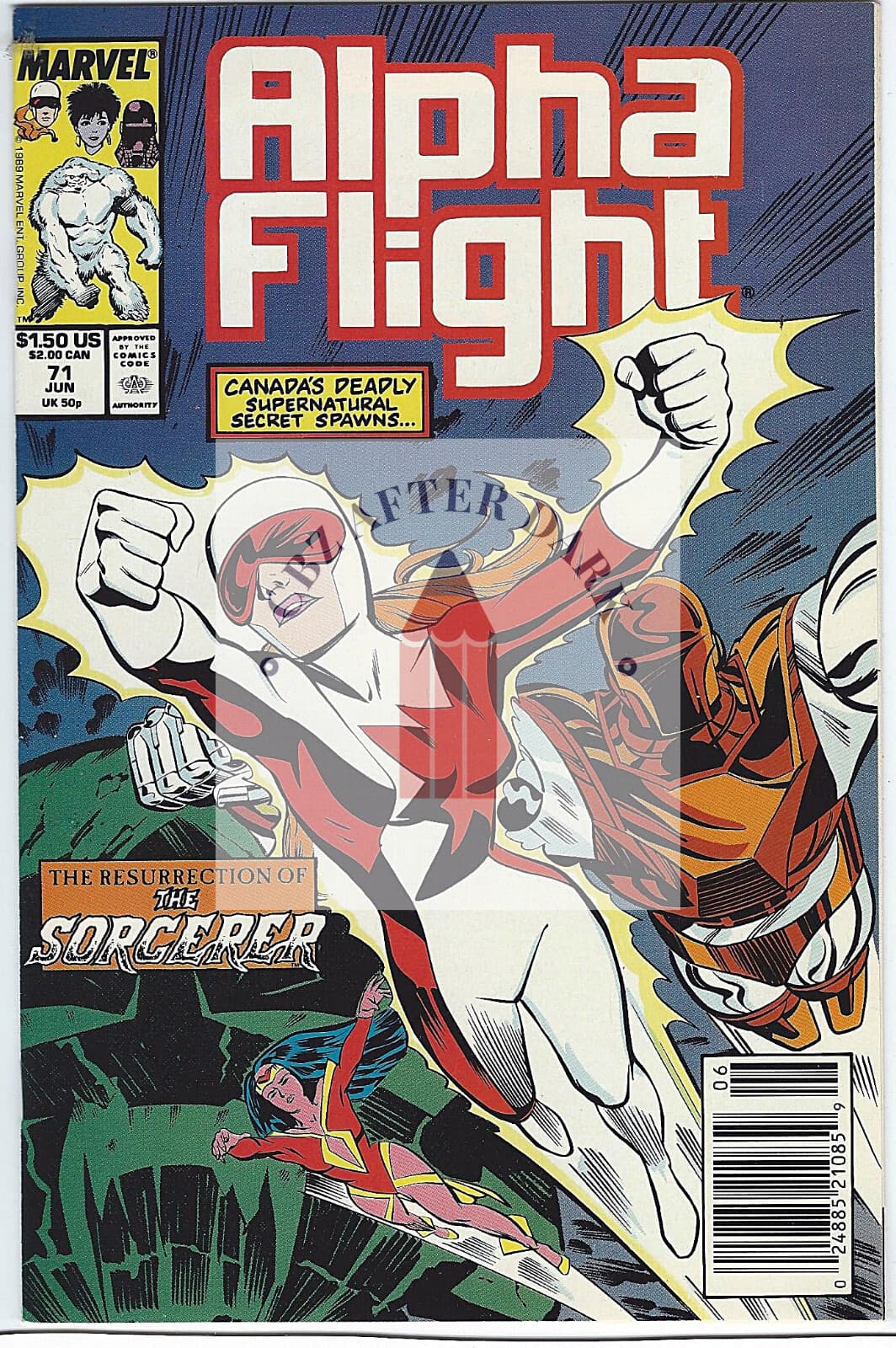 Alpha Flight, Vol. 1 #71A - 9.6 Near Mint + Marvel Comics - 1989 - Image 1