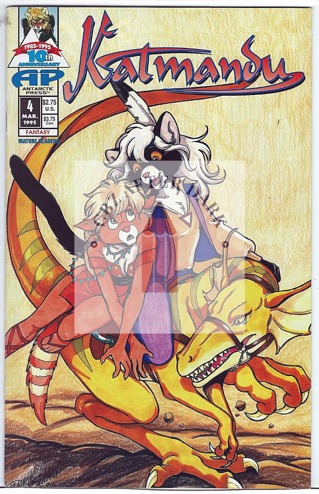 Katmandu #4 - 9.6 Near Mint + Shanda Fantasy Arts - 1995 - Image 1