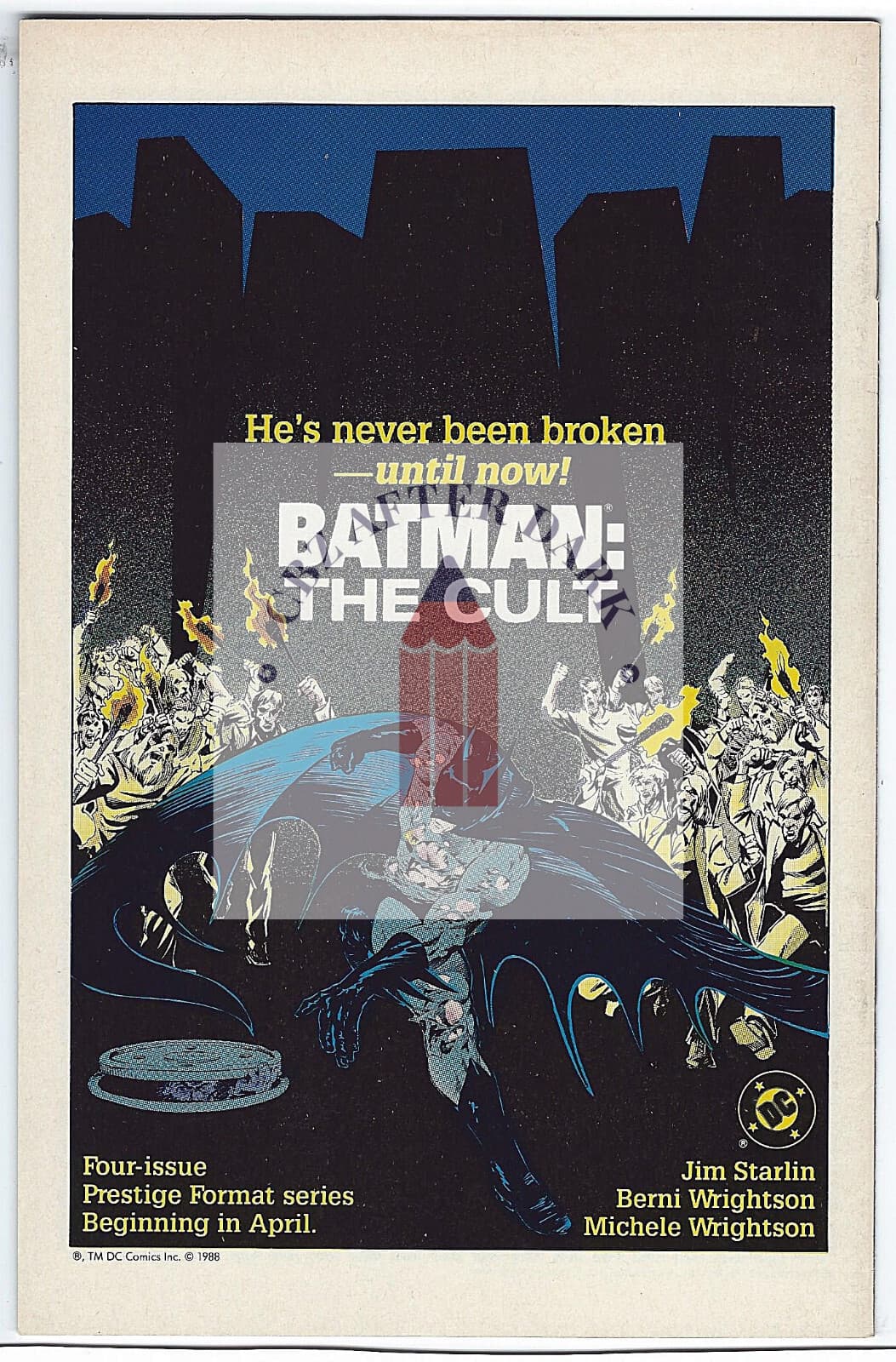 Hellblazer, Vol. 1 #7 - 9.4 Near Mint DC Comics - 1988 - Thumbnail 2