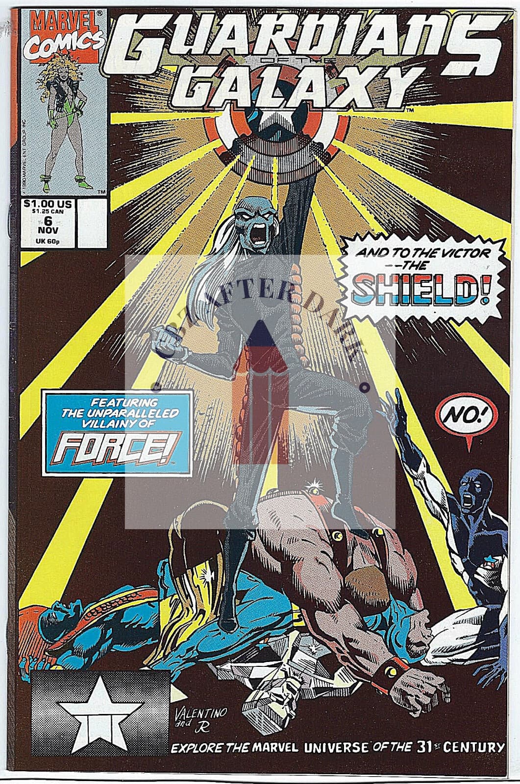 Guardians of the Galaxy, Vol. 1 #6A - 8.5 Very Fine + Marvel Comics - 1990 - Image 1