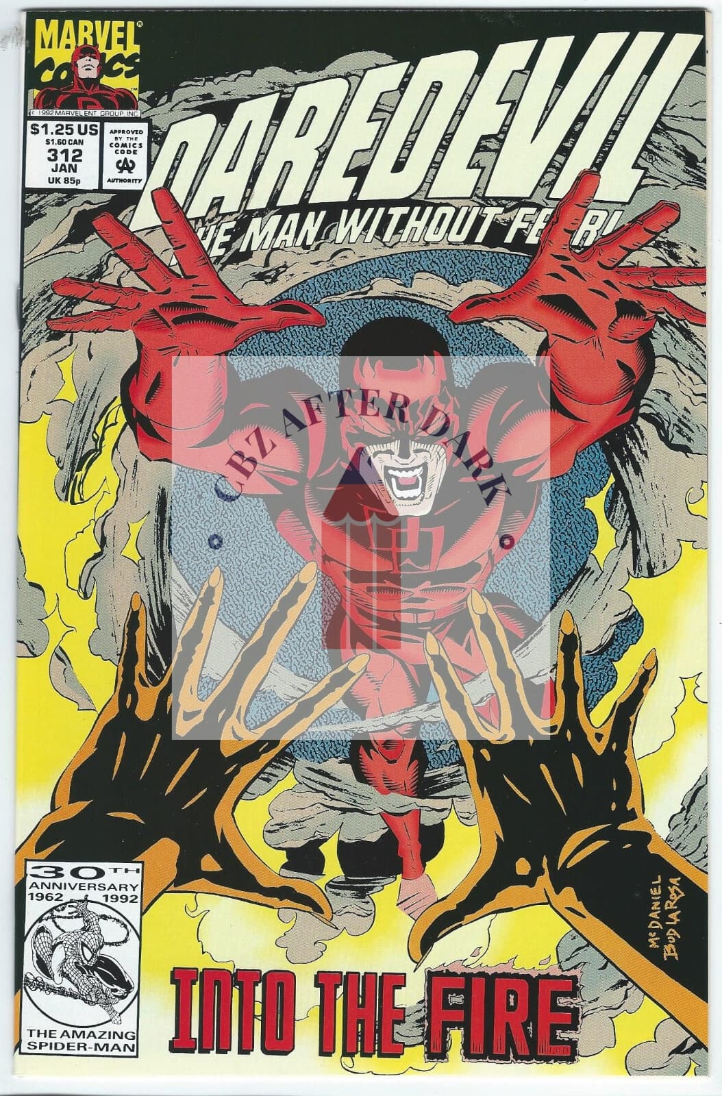 Daredevil, Vol. 1 #312A - 9.6 Near Mint + Marvel Comics - 1993 - Image 1