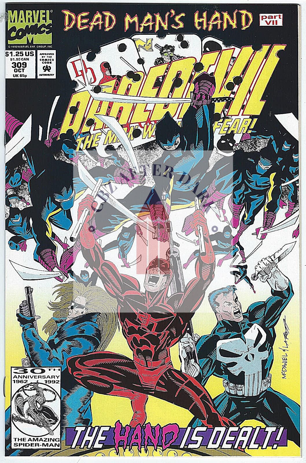 Daredevil, Vol. 1 #309A - 9.6 Near Mint + Marvel Comics - 1992 - Image 1