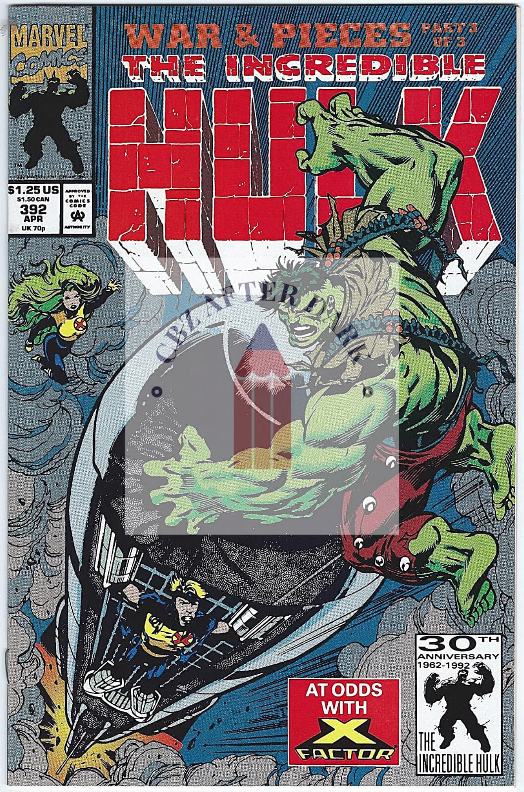Incredible Hulk, Vol. 1 #392A - 9.6 Near Mint + Marvel Comics - 1992 - Image 1