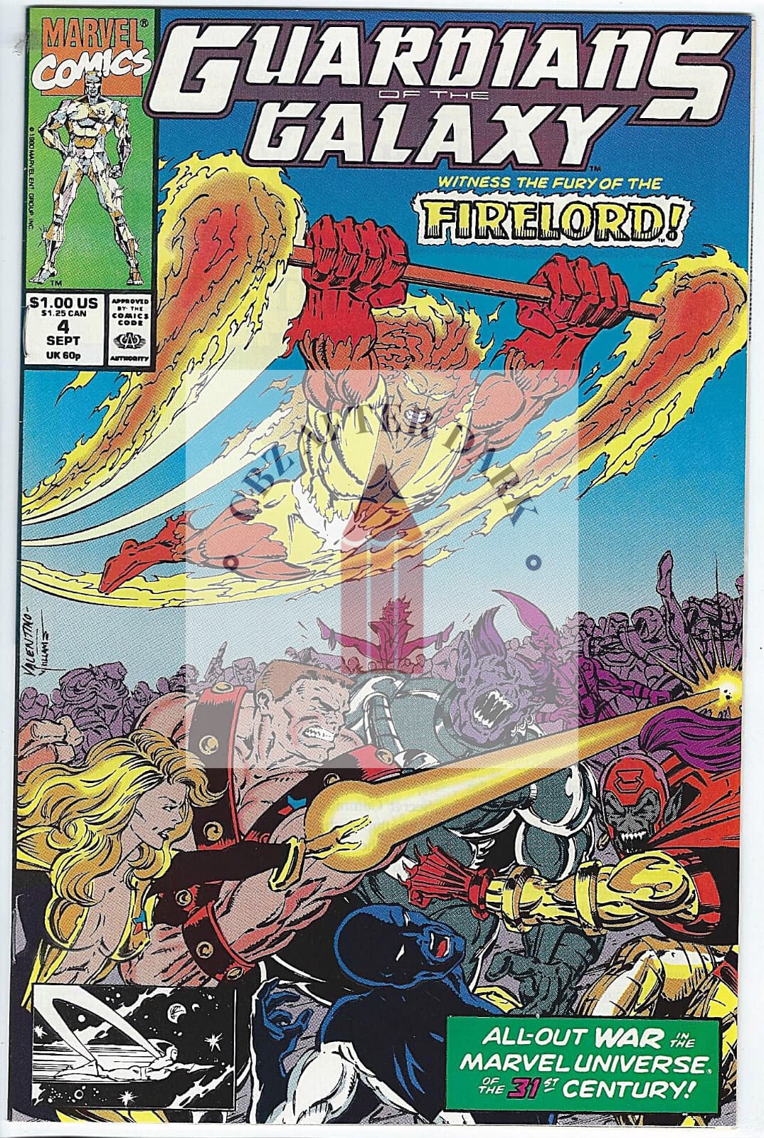 Guardians of the Galaxy, Vol. 1 #4A - 9.6 Near Mint + Marvel Comics - 1990 - Image 1