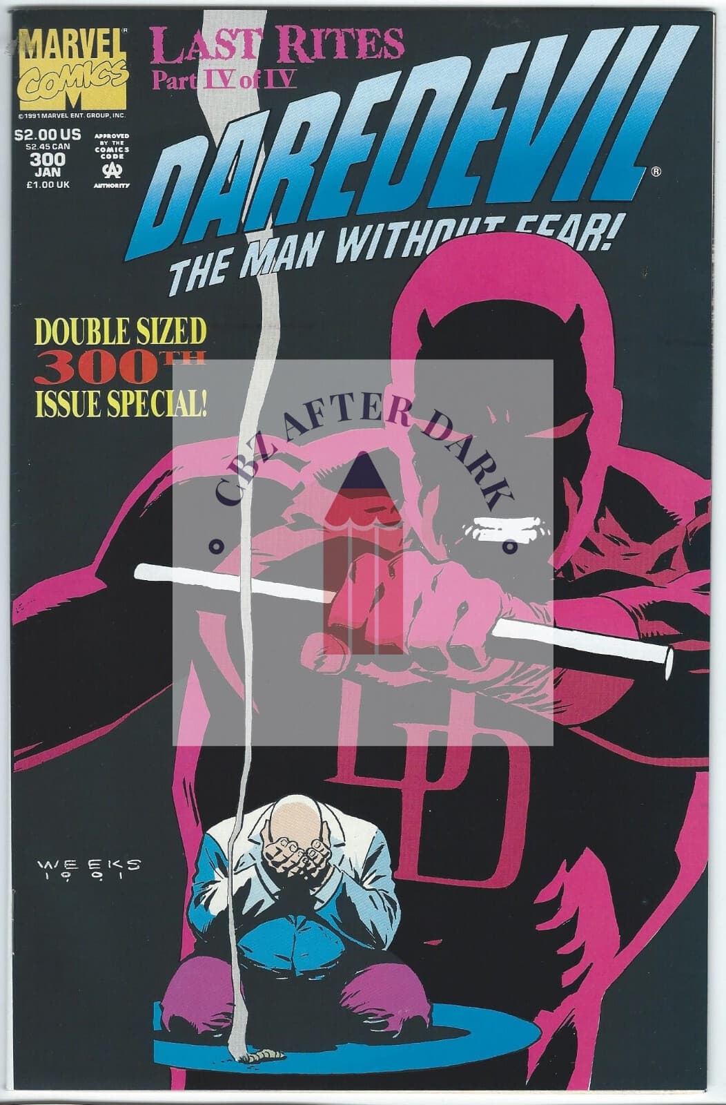 Daredevil, Vol. 1 #300A - 9.6 Near Mint + Marvel Comics - 1992 - Image 1