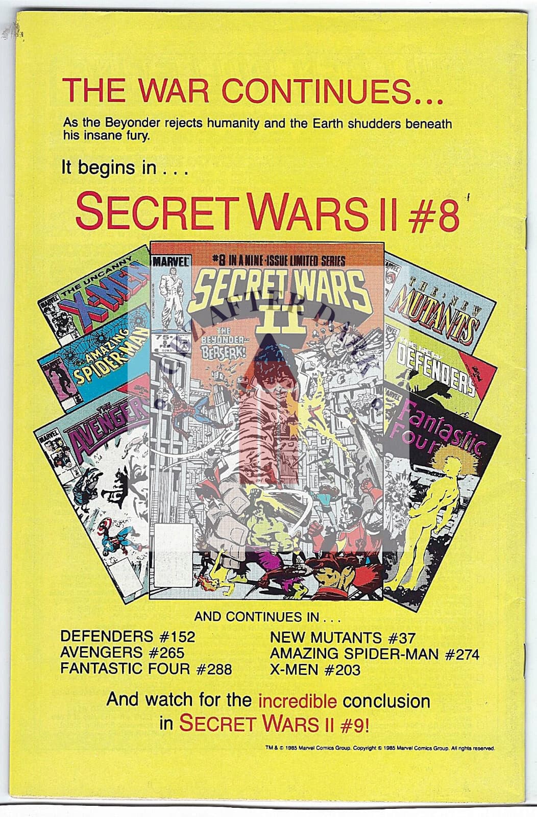 Doctor Strange, Vol. 2 #75A - 9.2 Near Mint - Marvel Comics - 1986 - Thumbnail 2