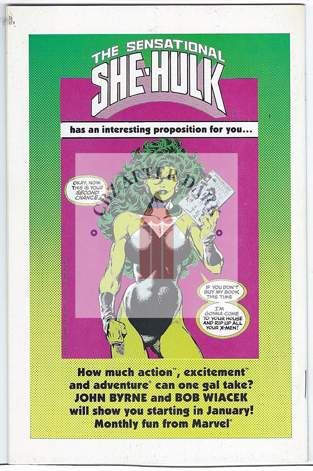 Alpha Flight, Vol. 1 #69A - 9.6 Near Mint + Marvel Comics - 1989 - Thumbnail 2