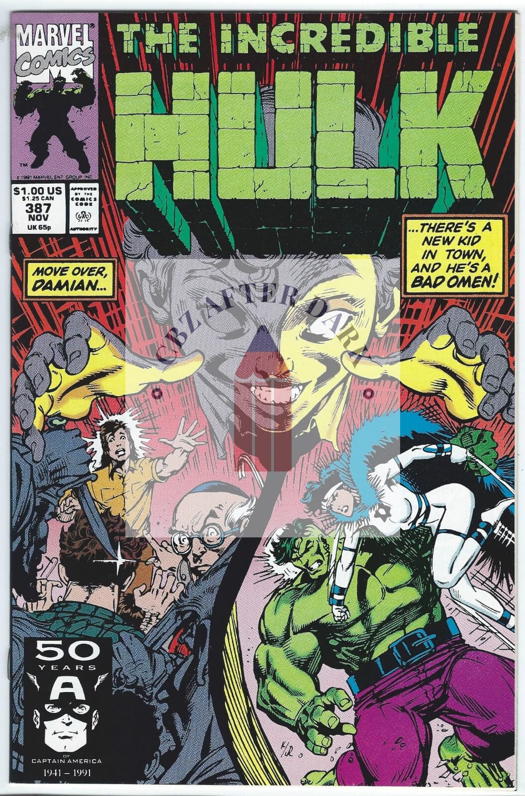 Incredible Hulk, Vol. 1 #387A - 9.6 Near Mint + Marvel Comics - 1991 - Image 1