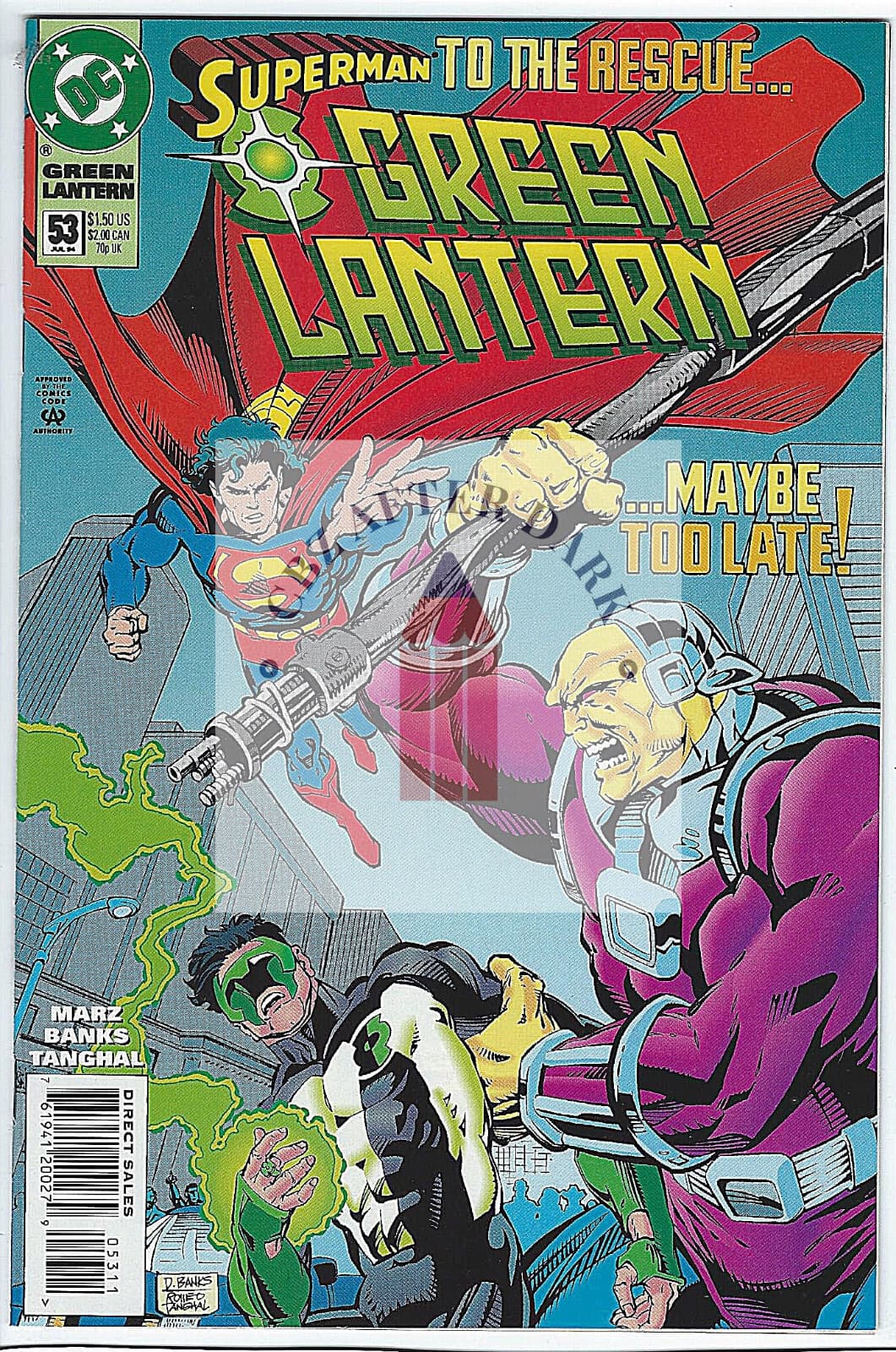 Green Lantern, Vol. 3 #53A - 9.6 Near Mint + DC Comics - 1994 - Image 1