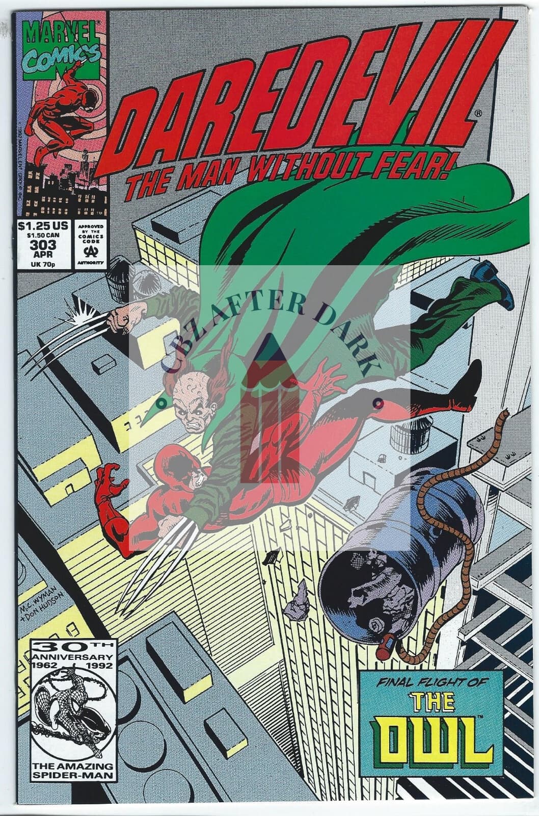 Daredevil, Vol. 1 #303A - 8.5 Very Fine + Marvel Comics - 1992 - Image 1