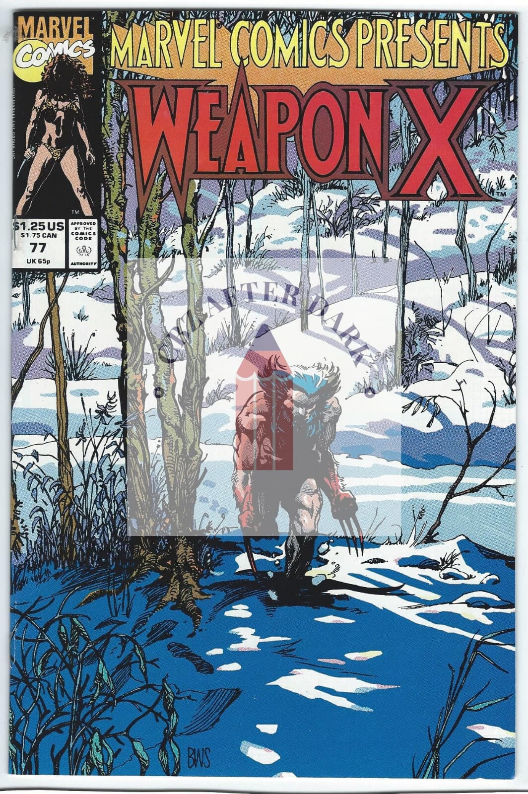 Marvel Comics Presents, Vol. 1 #77B - 9.2 Near Mint - 1991 - Origin of Wolverine - Image 1