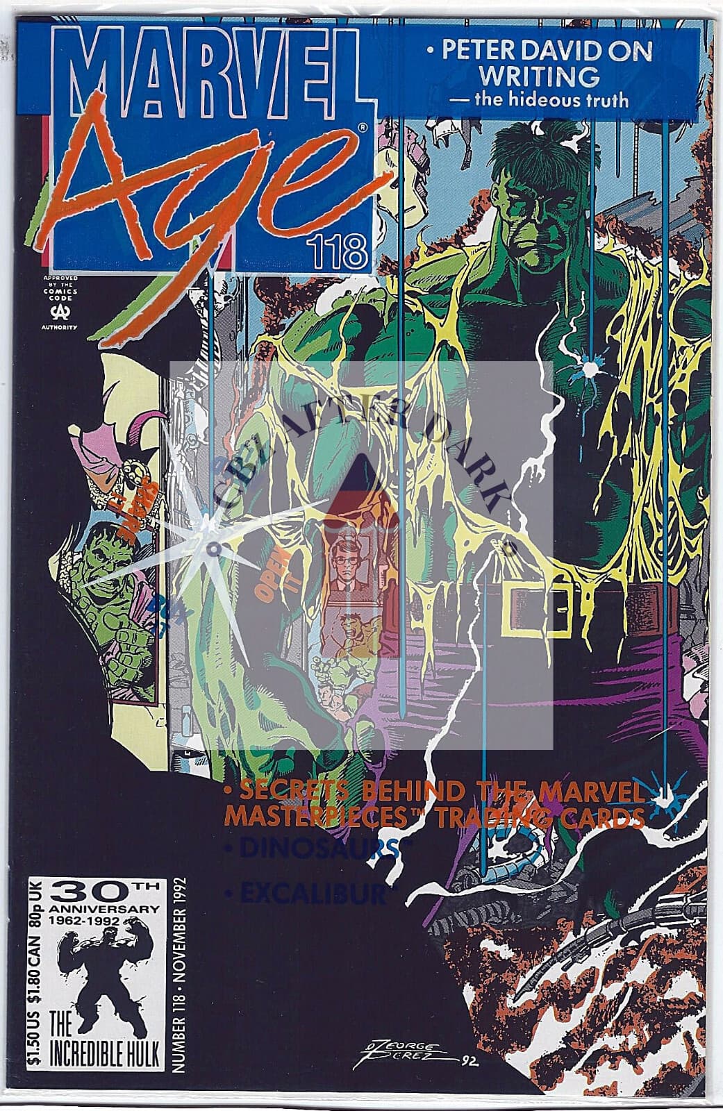 Marvel Age #118A - 9.6 Near Mint + Marvel Comics - 1992 - Image 1