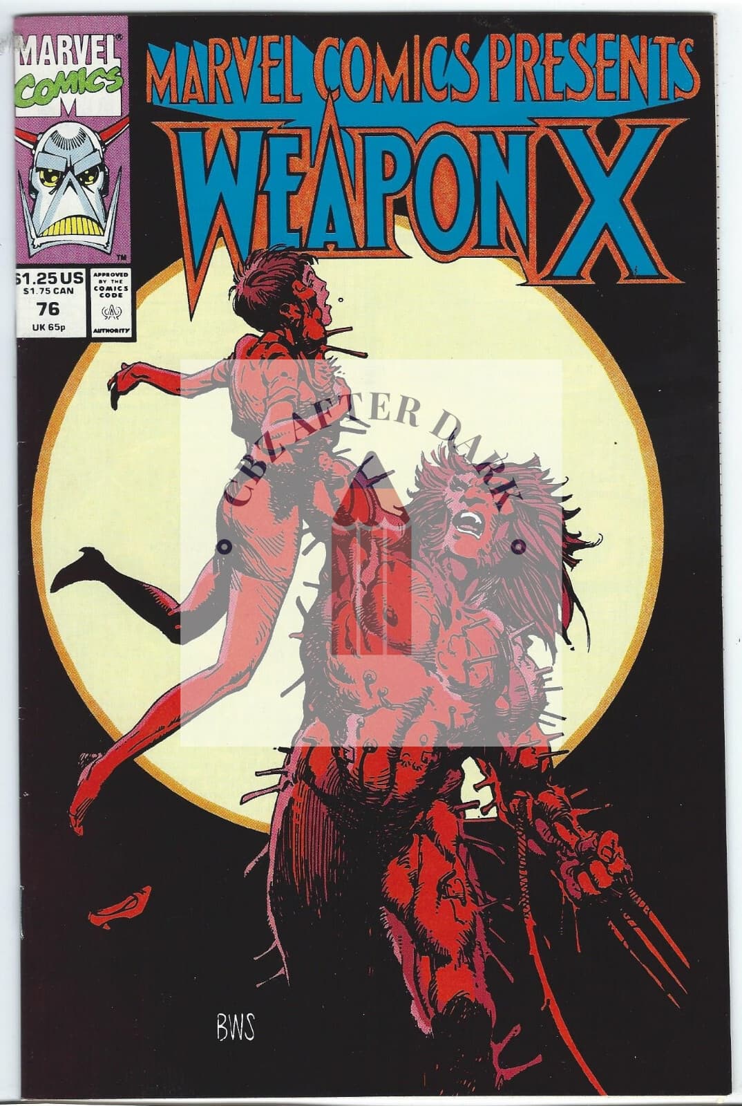 Marvel Comics Presents, Vol. 1 #76A - 9.6 Near Mint + 1991 - Origin of Wolverine - Image 1