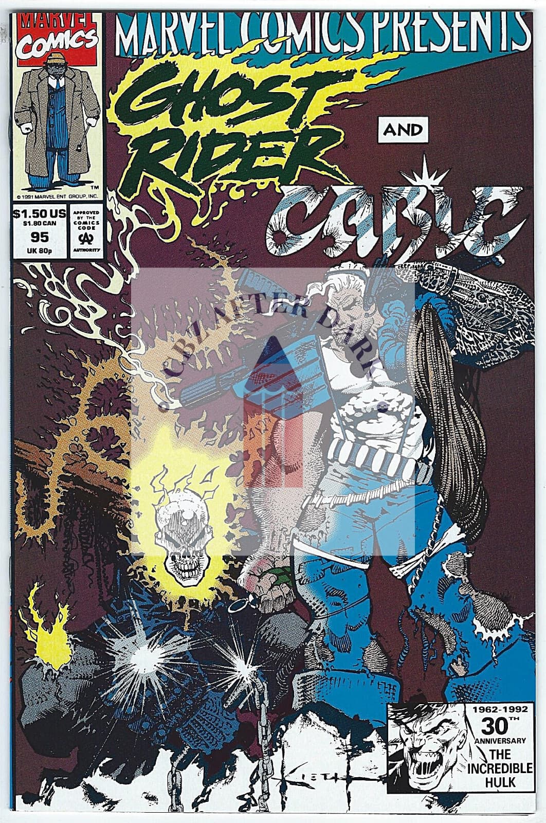 Marvel Comics Presents, Vol. 1 #95A - 9.6 NM + Origin of Yellow/Blue costume - Thumbnail 2