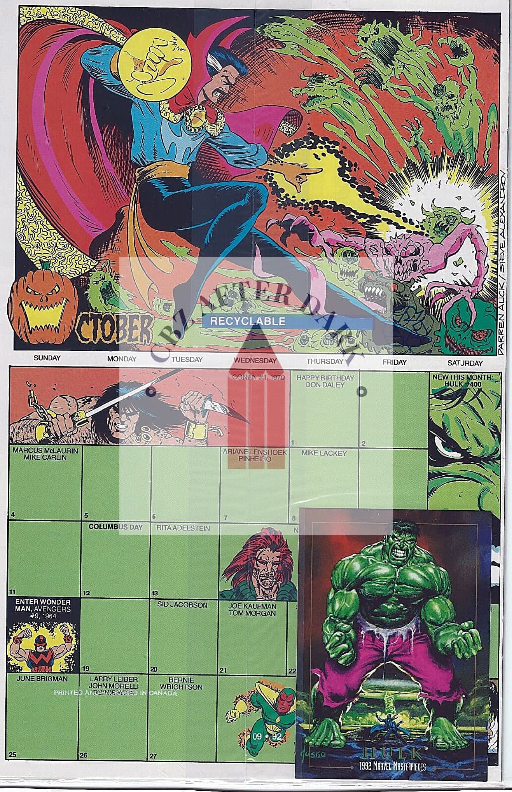 Marvel Age #118A - 9.6 Near Mint + Marvel Comics - 1992 - Thumbnail 2