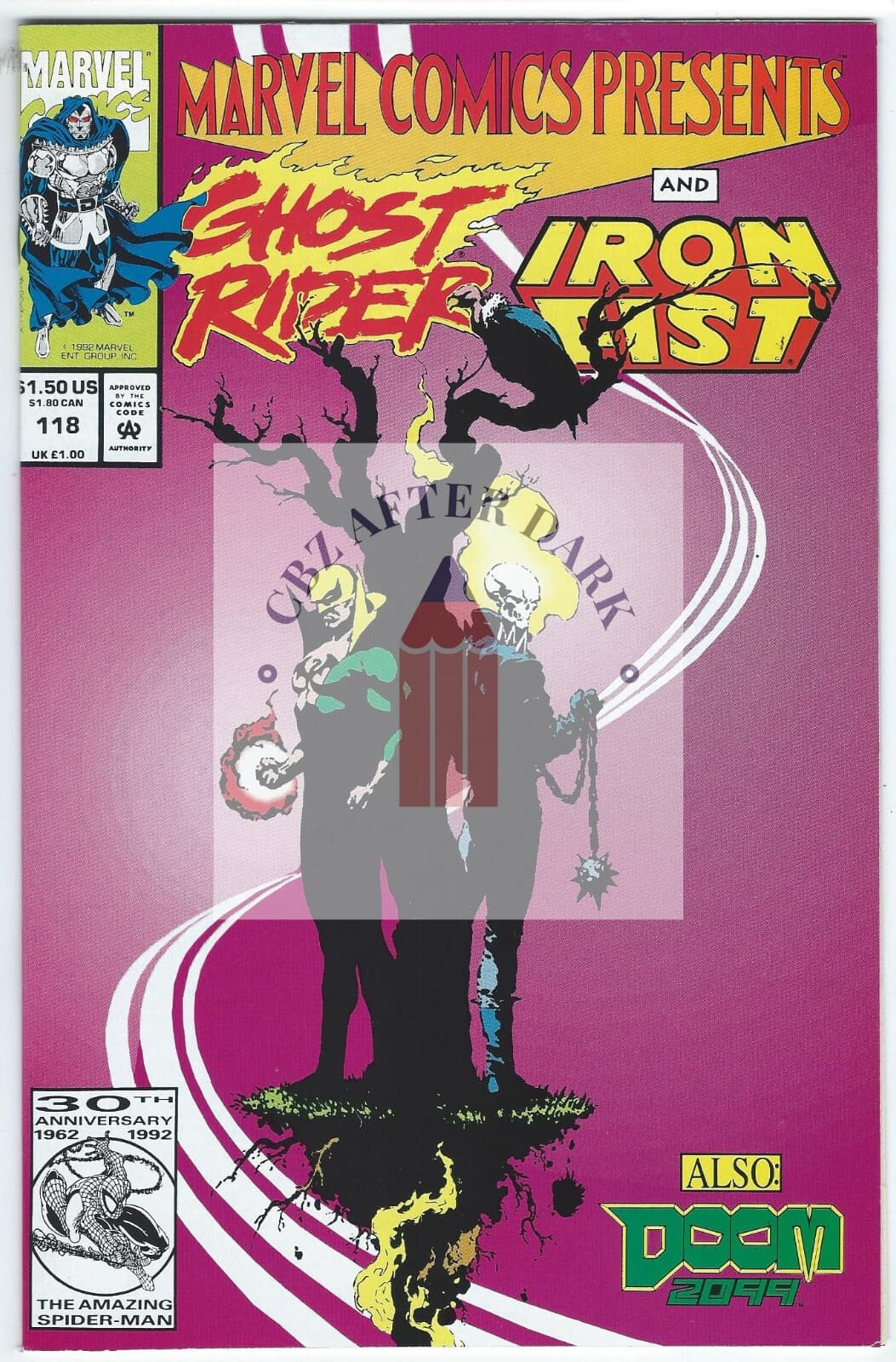 Marvel Comics Presents, Vol. 1 #118A - 9.2 Near Mint - 1992 - 1st app. Doom 2099 - Thumbnail 2