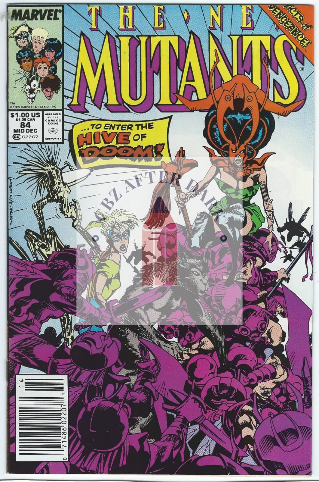 New Mutants, Vol. 1 #84A - 9.2 Near Mint - Marvel Comics - 1989 - Image 1