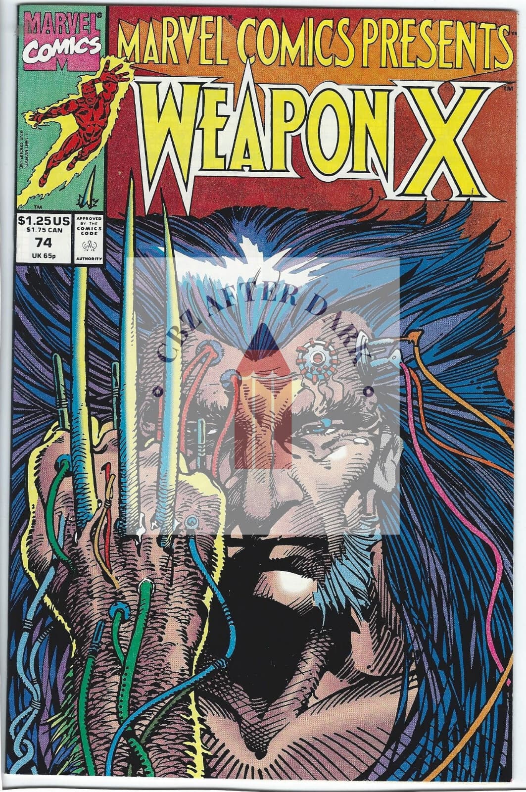 Marvel Comics Presents, Vol. 1 #74A - 9.6 Near Mint + 1991 - Origin of Wolverine - Image 1