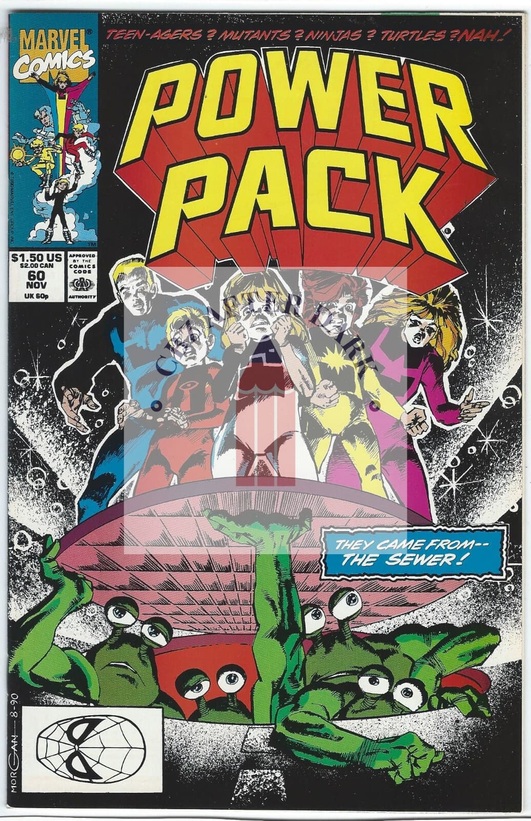 Power Pack, Vol. 1 #60 - 9.2 Near Mint - Marvel Comics - 1990 - Image 1