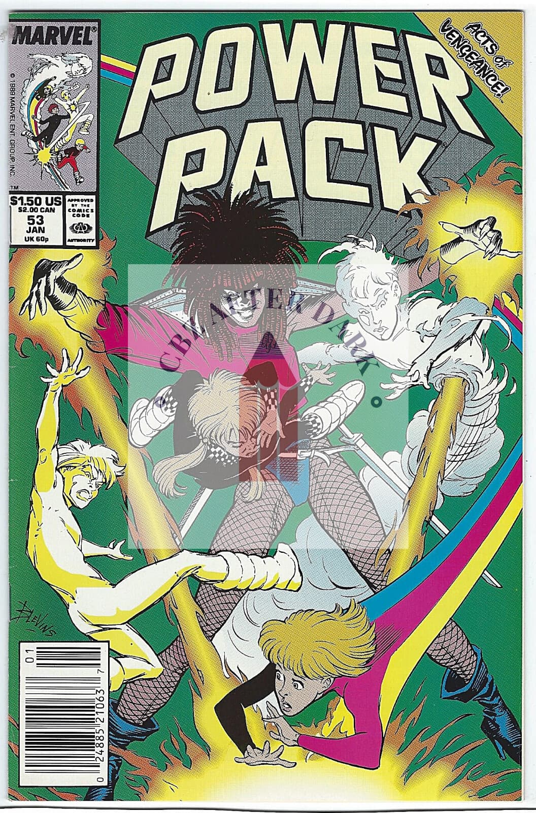 Power Pack, Vol. 1 #53 - 9.2 Near Mint - Marvel Comics - 1990 - Image 1