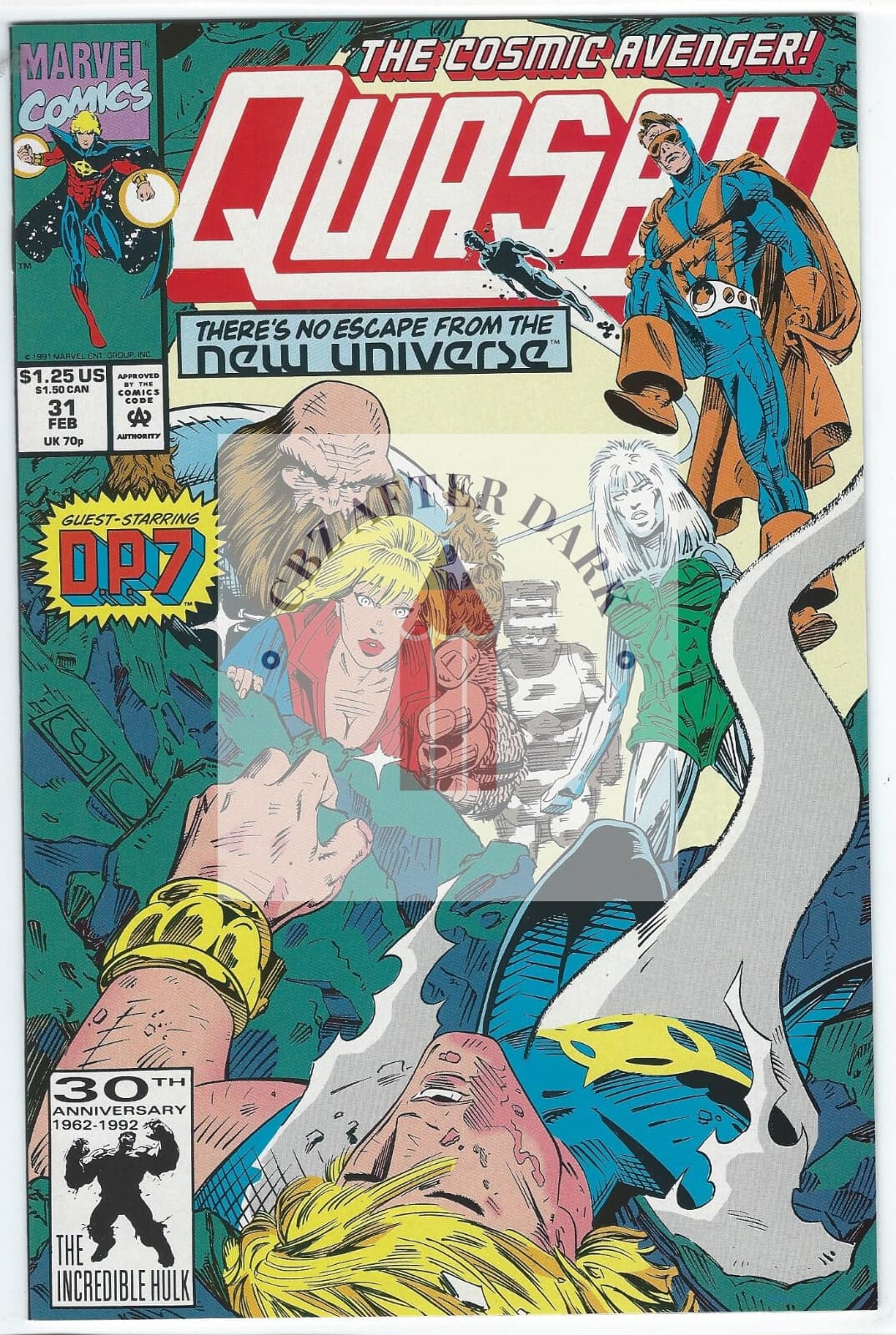 Quasar #31 - 9.6 Near Mint + Marvel Comics - 1992 - Image 1