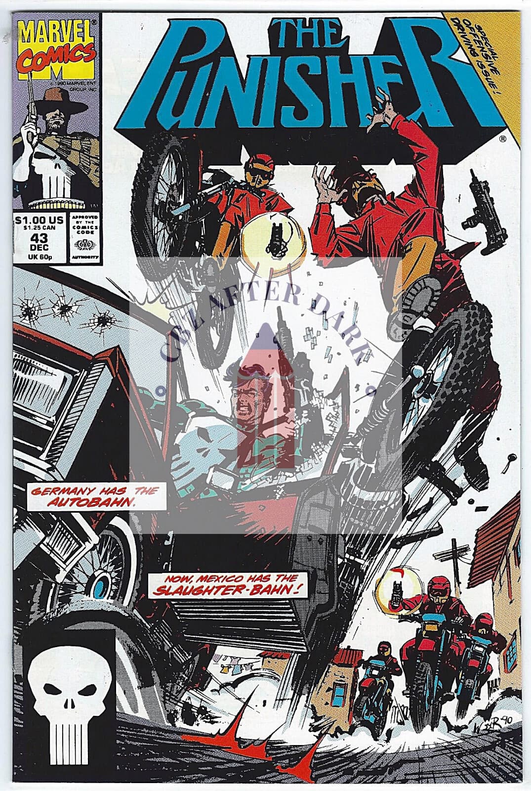 Punisher, Vol. 2 #43A - 9.2 Near Mint - Marvel Comics - 1990 - Image 1