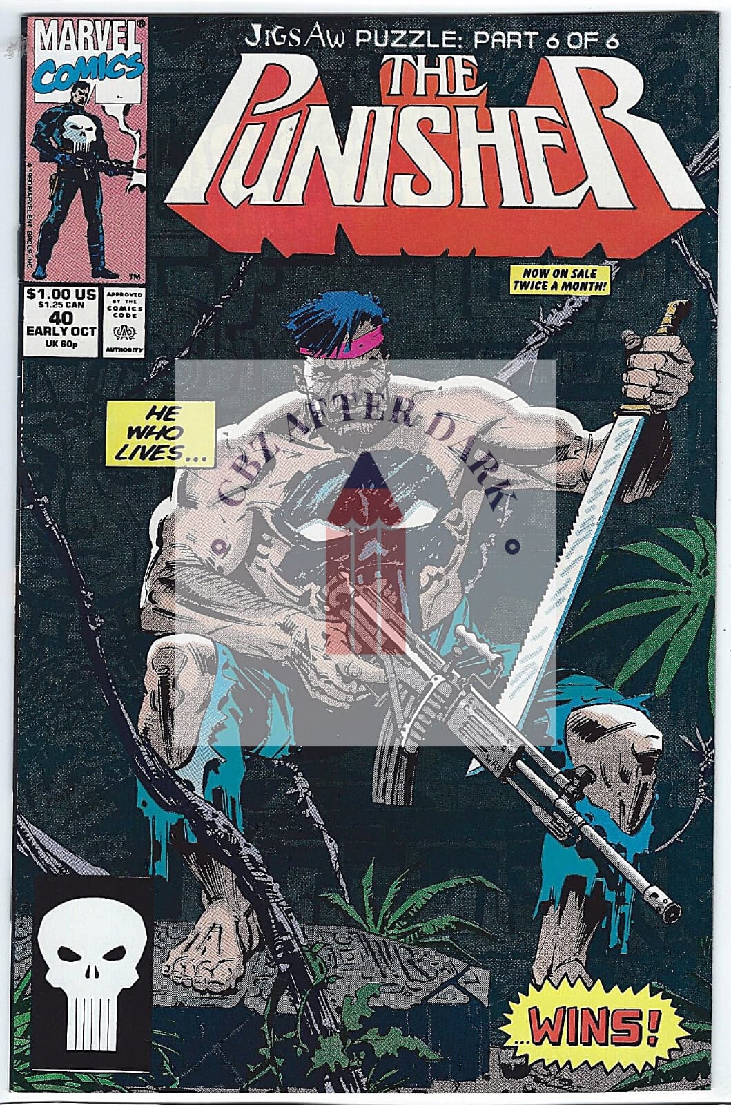 Punisher, Vol. 2 #40A - 9.4 Near Mint Marvel Comics - 1990 - Image 1