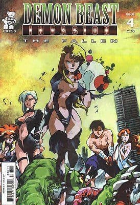 Demon Beast Invasion: The Fallen #4 - 9.4 Near Mint Bare Bear Press - Image 1
