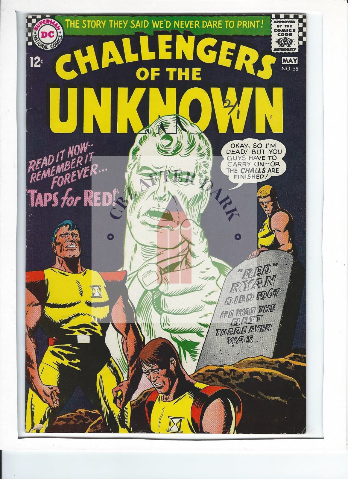 Challengers of the Unknown, Vol. 1 #55 - 6.0 Fine - DC Comics - $0.12 - 1967 - Image 1