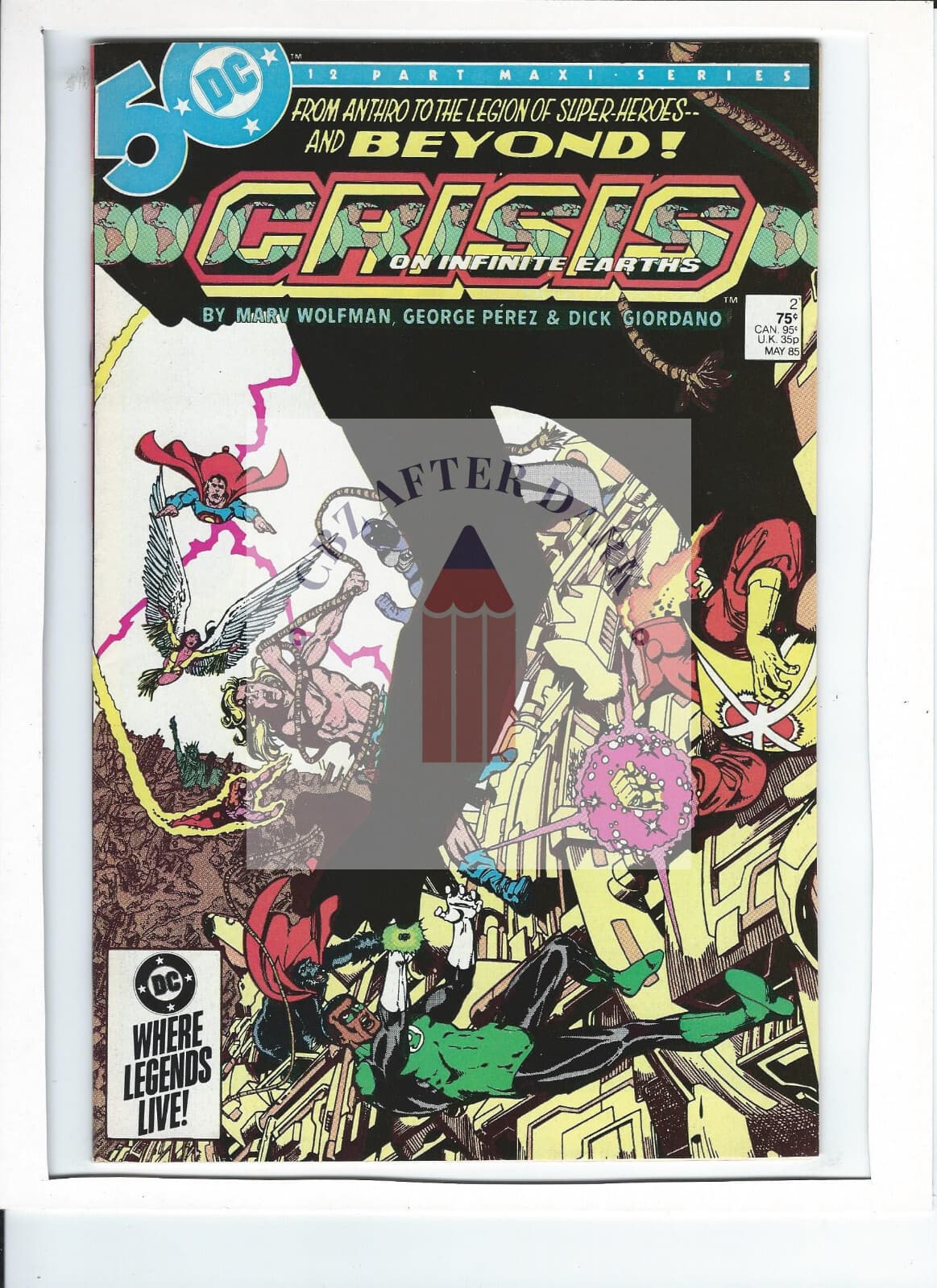 Crisis On Infinite Earths #2A - 7.5 Very Fine - 1st cameo app. Anti-Monitor - Image 1