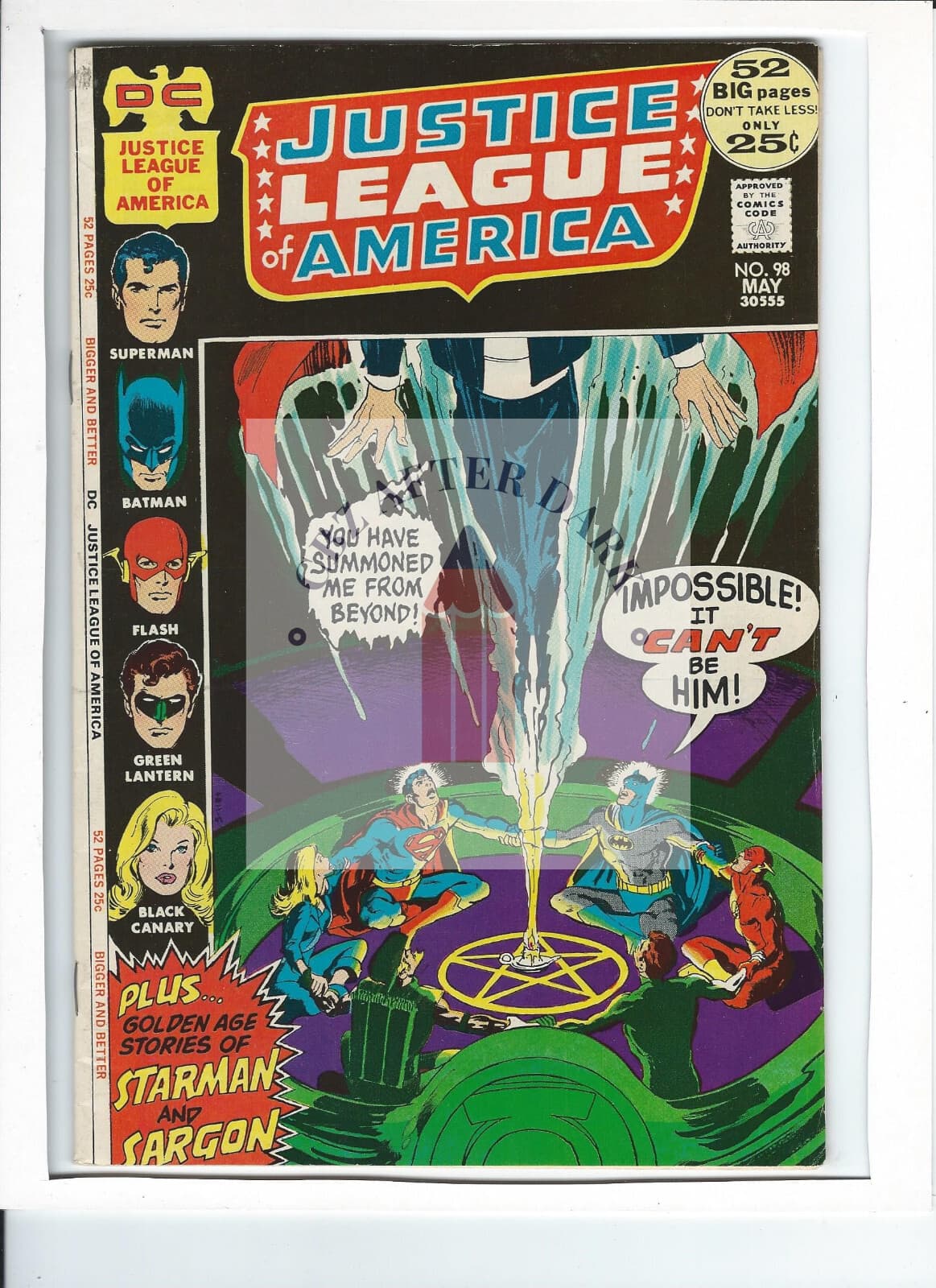 Justice League of America, Vol. 1 #98 - 7.5 Very Fine - DC Comics - $0.25 - 1972 - Image 1