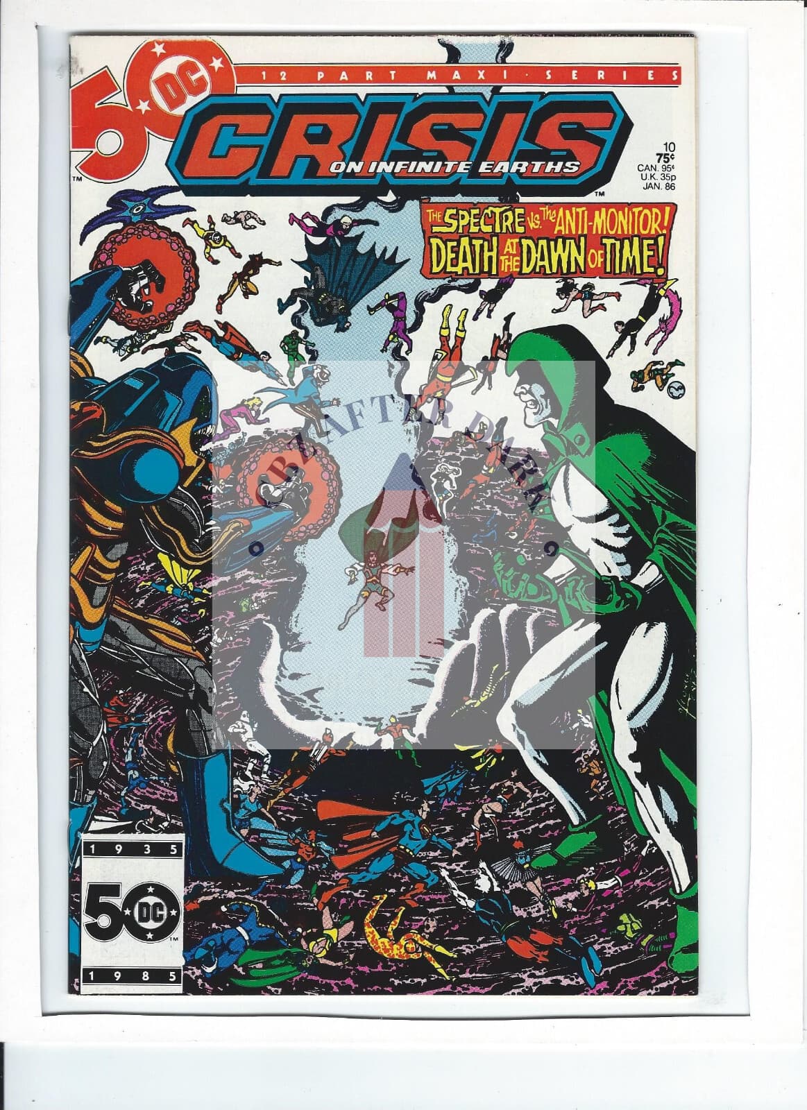 Crisis On Infinite Earths #10A - 9.0 VF/NM - DC Comics - 1986 - Death of Starman - Image 1