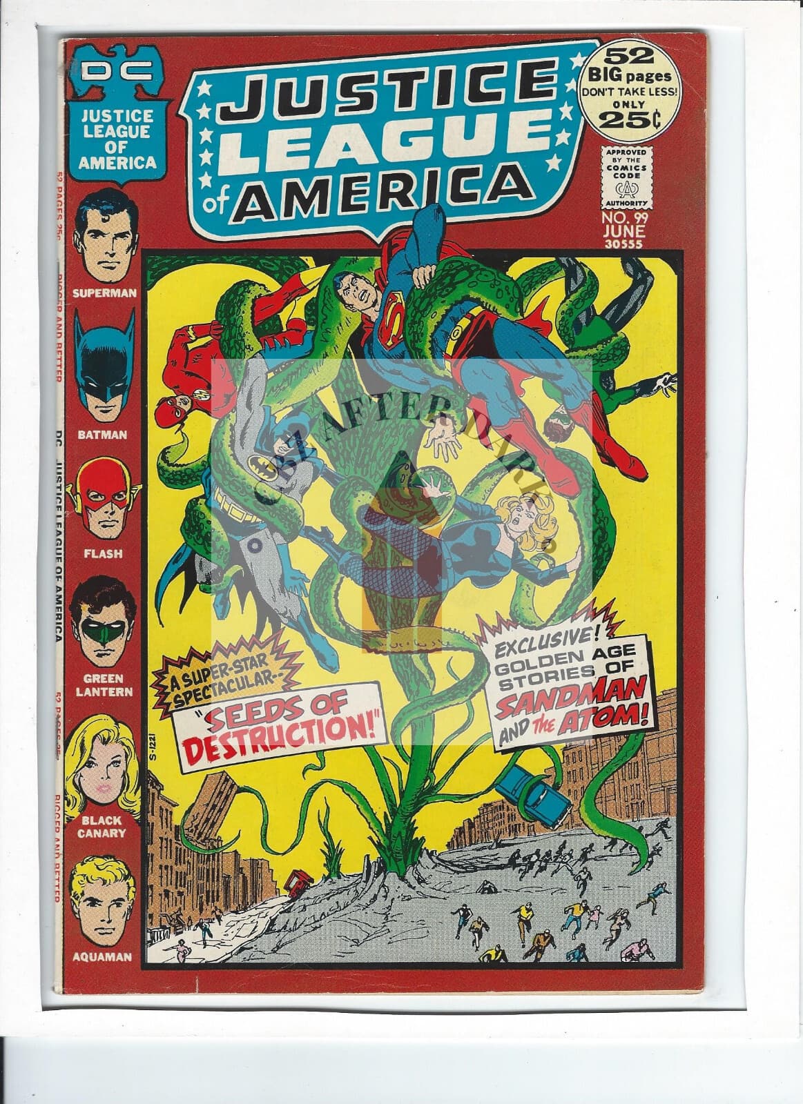 Justice League of America, Vol. 1 #99 - 7.5 Very Fine - DC Comics - $0.25 - 1972 - Image 1