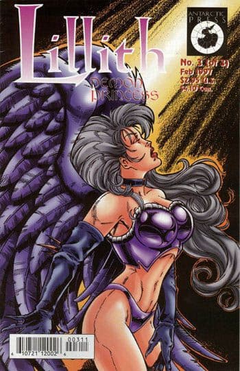 Lillith: Demon Princess #3 - 9.6 Near Mint + Antarctic Press 1997 - Image 1