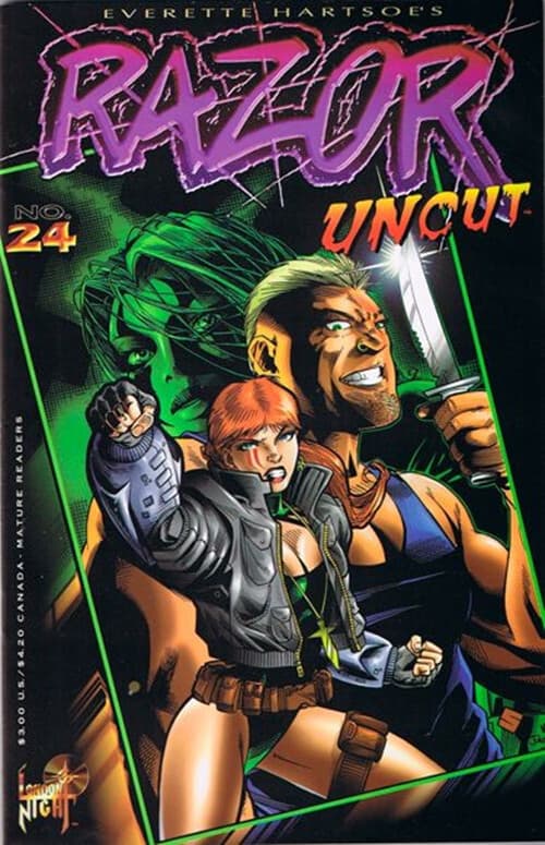 Razor, Vol. 1 #24 - 9.2 Near Mint - London Night Studios 1996 - Image 1