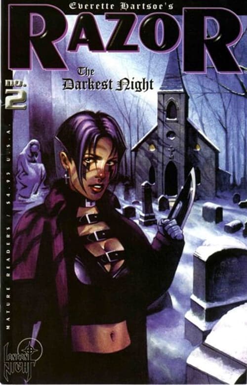 Razor: The Darkest Night #2 - 8.5 Very Fine + London Night Studios 1999 - Image 1