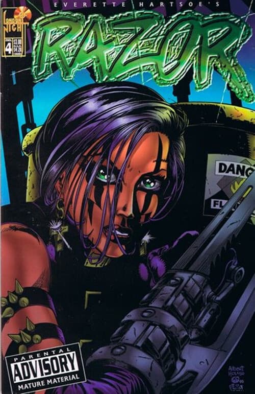 Razor, Vol. 2 #4 - 9.6 Near Mint + London Night Studios 1996 - Image 1